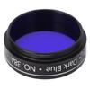 Telescope Eyepiece Filter Dark Blue Optical Glass Telescope Eyepiece Planetary Filter for 1.25in Telescope Eyepiece