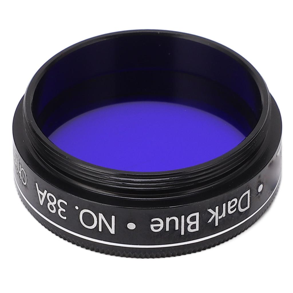 Telescope Eyepiece Filter Dark Blue Optical Glass Telescope Eyepiece Planetary Filter for 1.25in Telescope Eyepiece