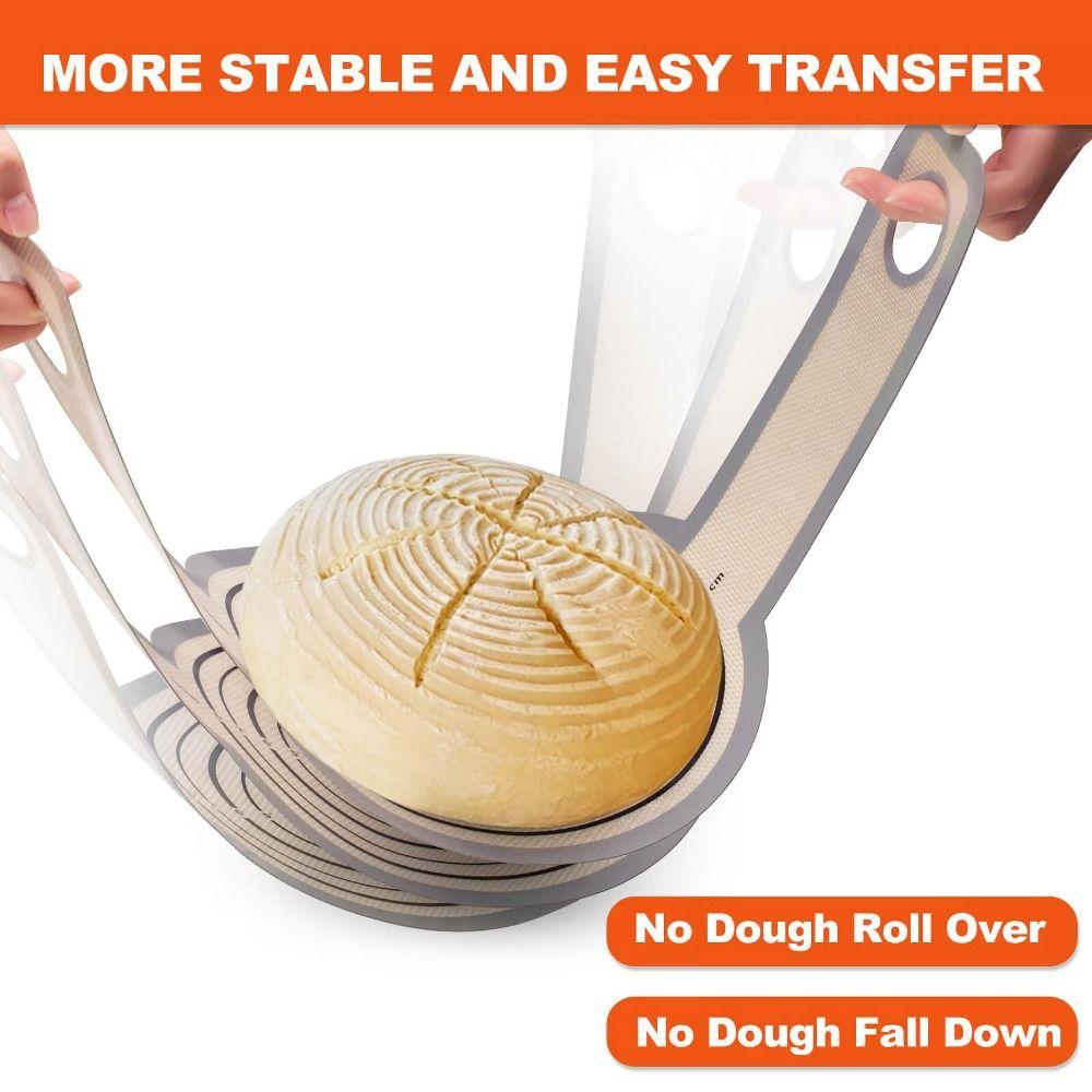 2Pcs Non-Stick Baking Mat Set Silicone Dough Transfer Mat Bread Kneading Pad  Kitchen Baking Tools