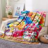 1PC Pretty Cure Print Flannel Blanket, High quality Comfortable for All Seasons, Home Decor, Warmth and Comfort, Perfect for Christmas Gifts