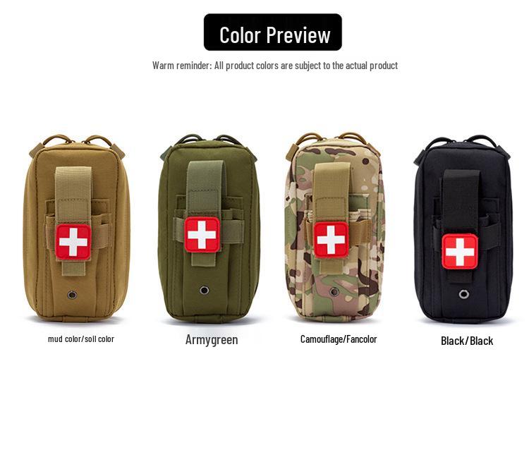 Tactical MOLLE Nylon First Aid Waist Pack