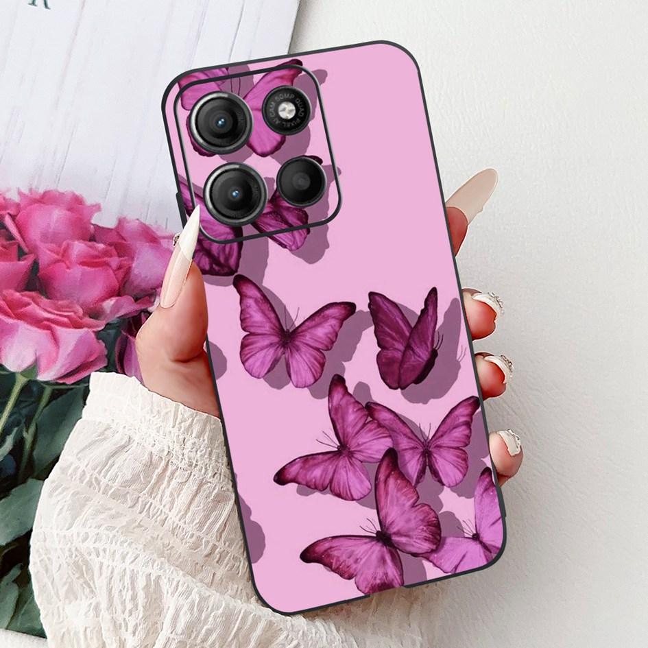 Silicone Case For Motorola Moto G15 G75 2024 Cover Cute Panda Lion Shockproof TPU Phone Cases For MotoG15 MotoG75 G 75 G 15 Etui