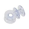 10Pcs Clear Plastic Sewing Bobbins Empty Thread Bobbins Spool Inserts for Thread Management Sewing Machine Accessories