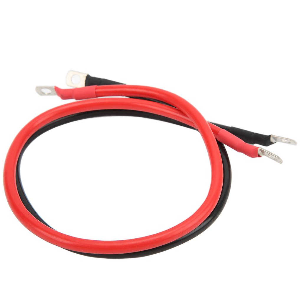 2pcs Battery Inverter Cable Red Black 8AWG Gauge Flexible PVC Waterproof for Car Boat Solar Energy