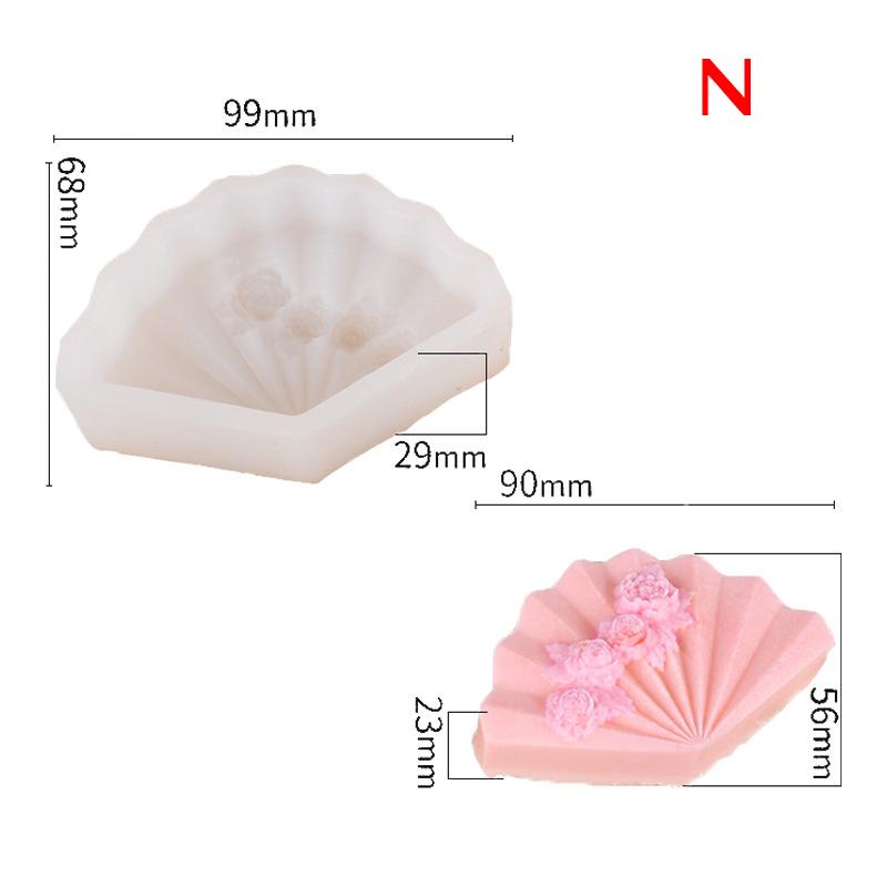 3D Jasmine Rose Flower Silicone Mold for DIY Chocolate Cake Decor Pudding Desserts Pastry Fondant Baking Tool Soap Making