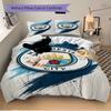 3Pcs Manchester City Crest Bedding Sets For All Sizes New 3D Printed Bed Cover Comforter Duvet Cover Pillowcase Bedroom Decoration