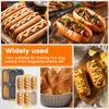2Pcs 6 Cavities Silicone Bread Loaf Pan Nonstick Loaf Pan Heat Resistant Bread Mold Dishwasher and Microwave Safe for Kitchen