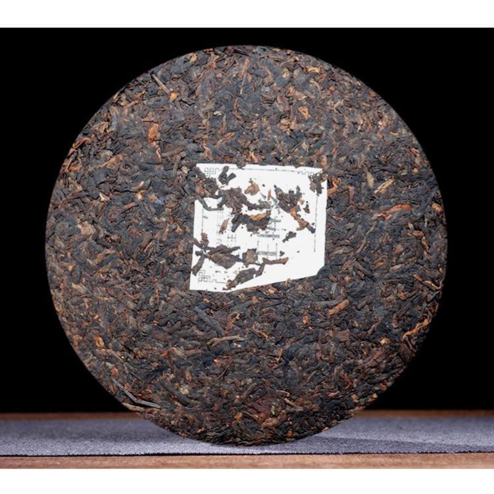 Tree King Ripe Pu'er Tea Menghai Classic Brown Mountain 357g Cake Yunnan