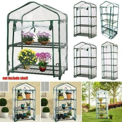 New PVC Plastic Grow Bag Outdoor 2/3/4/5 Tier Garden Warmer Cover Waterproof Transparent Sunroom