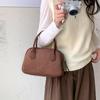 Bowling Bag Niche Autumn and Winter New Retro Suede Bag Trendy Messenger Handbag