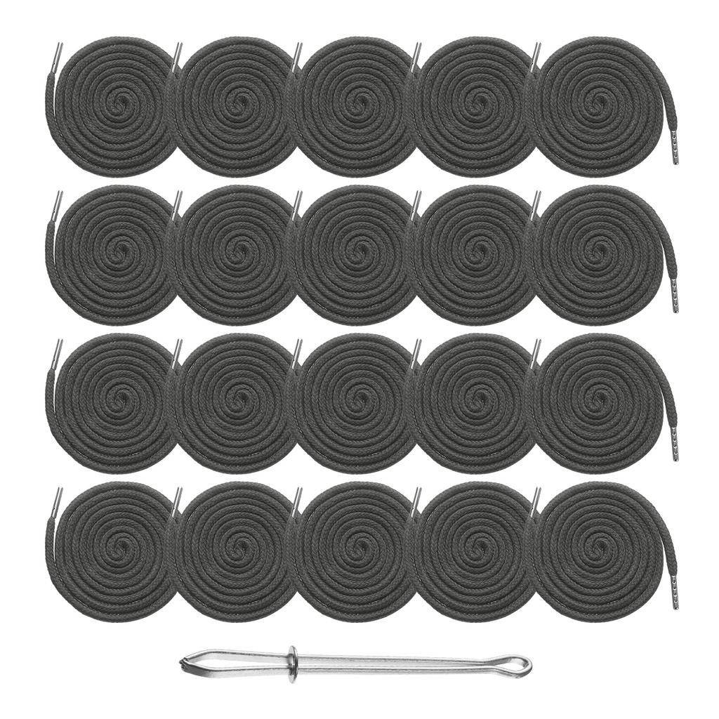 Uxcell 20pcs Trouser Waist Drawstring for Women Men Sports Pants Drawstring Cords Belt Rope String Sweater Hat Round Rope DIY