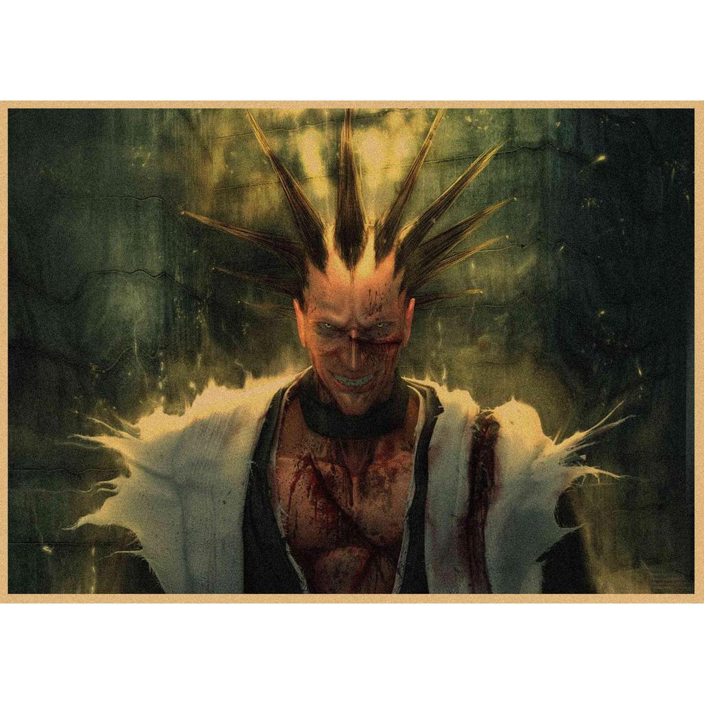Bleach Anime Retro Kraft Paper Poster Wall Decoration
