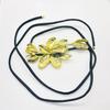Vintage Golden Tulip Belt Zinc Zinc Alloy Exaggerated Belt Versatile Metal Flower Waist Chain  Ornament