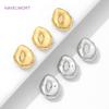 Brass Spacer Beads For Jewelry Making,18K Gold Plated Flat Irregular Beads Separators,Bracelet Beads,DIY Jewelry Accessories
