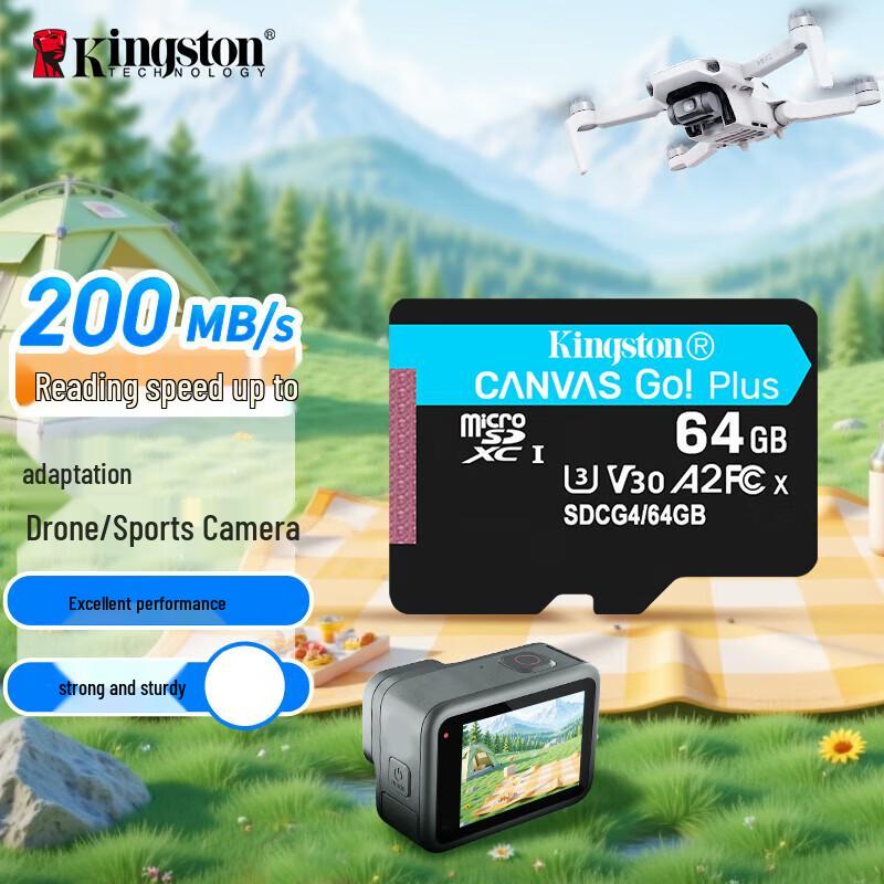 Kingston 64GB MicroSD Memory Card