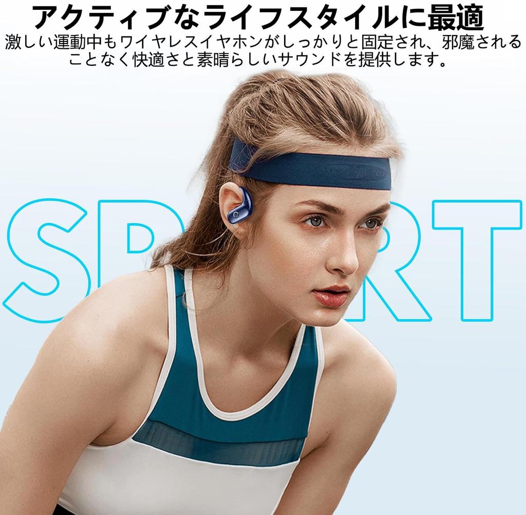 Bluetooth Wireless Earphones Latest and Earhook Combination Bluetooth Up To 48 Hours of Karuna Style Bluetooth Sound ENC Automatic Instant Touch