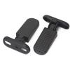 Rear Pedals Foot Plates Pedals, Non Slip Footboard Portable Pegs Folding Footrests for Electric
