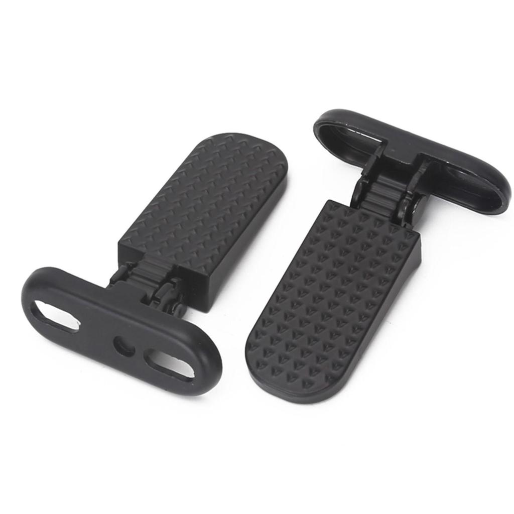 Rear Pedals Foot Plates Pedals, Non Slip Footboard Portable Pegs Folding Footrests for Electric
