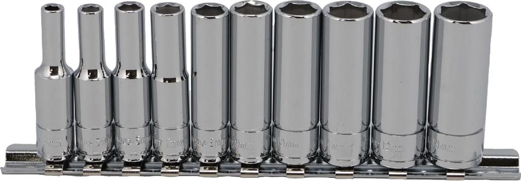 SIGNET 1/4" Drive 10-Piece Deep Socket Set (11431V) 11431