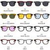 Fashion Women Sunglasses Square Rivets Retro Orange Black Shades UV400 Clear Lens Frame