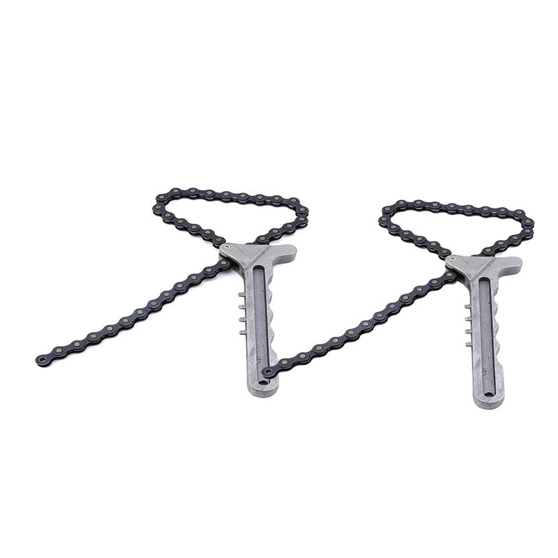 Hohe Qualität Verstellbarer Auto Motorölfilter Ketten-Griffschlüssel Schraubenschlüssel Abzieher Werkzeuge Zange Autoreparaturwerkzeuge