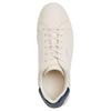Coach Highline Synthetic Leather Round Toe Lace-Up Low-Top Sneakers Men Sneakers White Blue CZ078-XJF