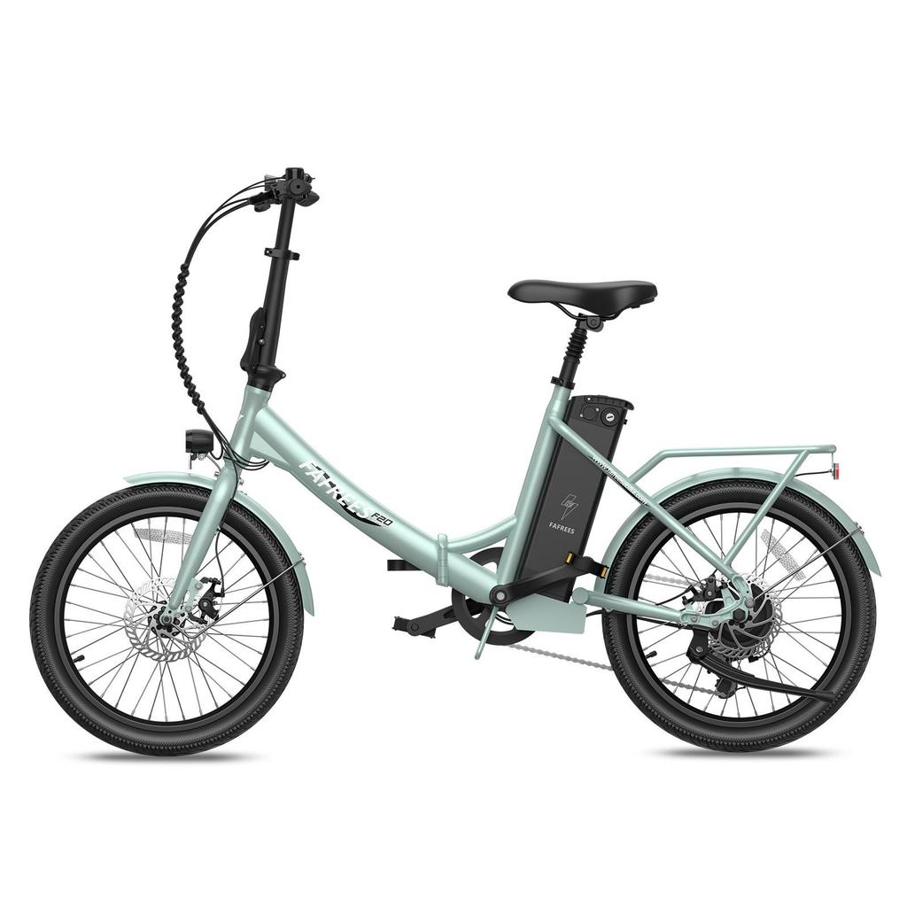 Electric Bicycle Foldable Fafrees 20" 250W Motor 18.2AH Citry Ebike Top Speed 25Km/h 7 Speed Load 120Kg F20 Lasting