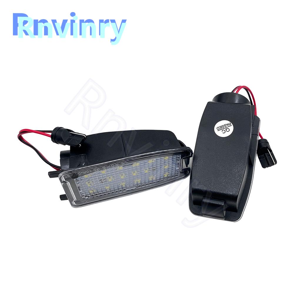 Une paire Pour Land Rover Discovery Freelander LR2 LR3 LR4 Range Rover Sport 2007-2013 Lampe LED sous rétroviseur latéral Lumières d'accueil