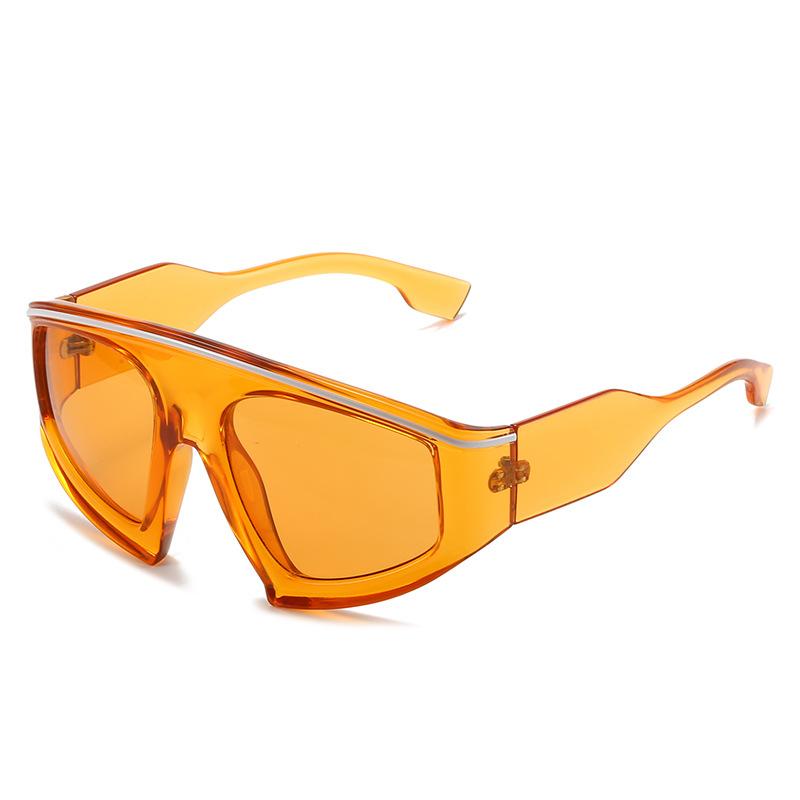 New European and American men's large-frame sports cycling glasses personalized driving sunglasses