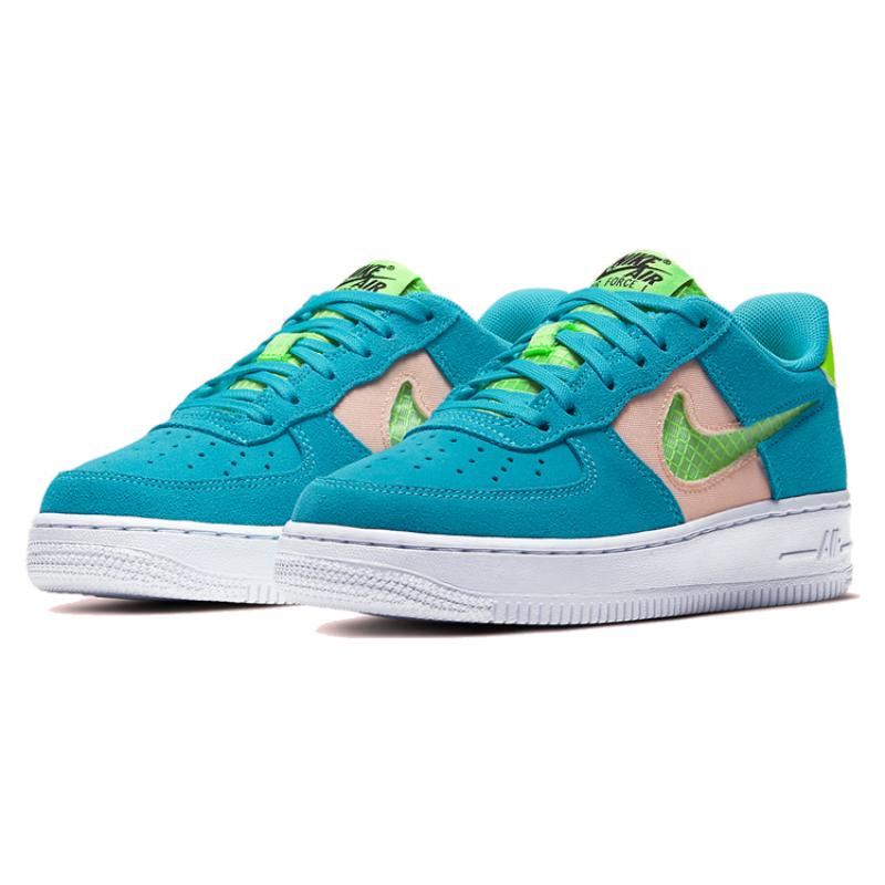 Nike Air Force 1 LV8 Oracle Aqua GS Sneakers CJ4093-300