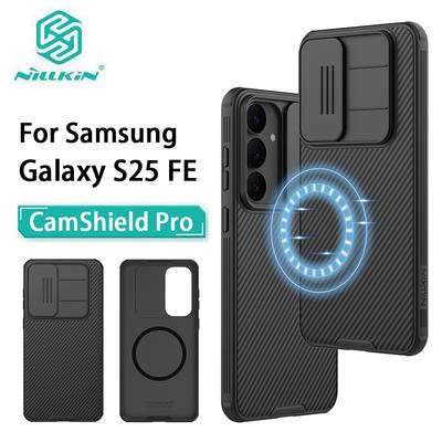 NILLKIN Custodia per Telefono Samsung Galaxy S25 FE Custodia Magnetica CamShield Pro Copertura Scorrevole Protezione Fotocamera