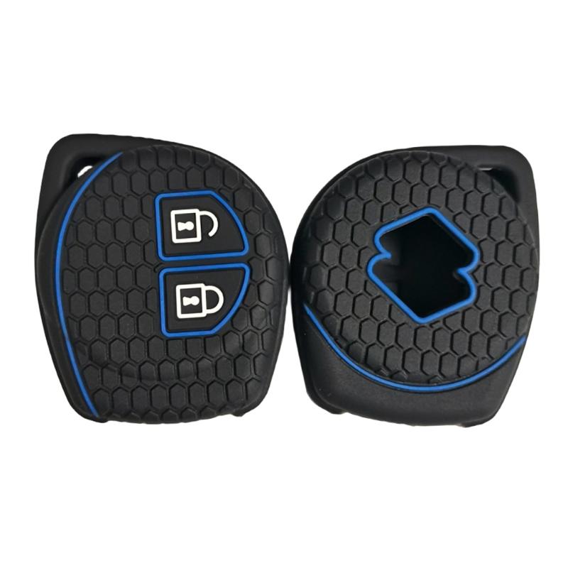 Silicone Remote Car Key Case Cover Remote Key Fob Auto Remote Key Case Accessories Car Key Fob 2 Buttons