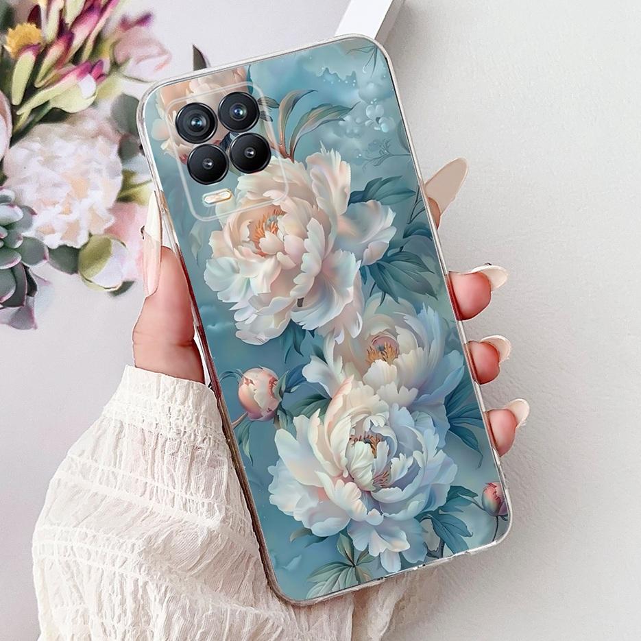 For Realme 8 4G Case Realme8 Pro RMX3081 Popular Fashion Painted Cover Soft Slim Phone Case For Realme 8 Pro Realme8 8i 4G Shell