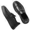 Men's Leather Shoes, Business Casual Shoes, Men's Breathable and Lightweight, British Style Leather Face Men's Shoes