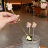 Stainless Steel Japanese Cherry Blossom Spoon Exquisite Dessert Long Handled Ice Spoon Household Bird'S Nest Mixing Spoon