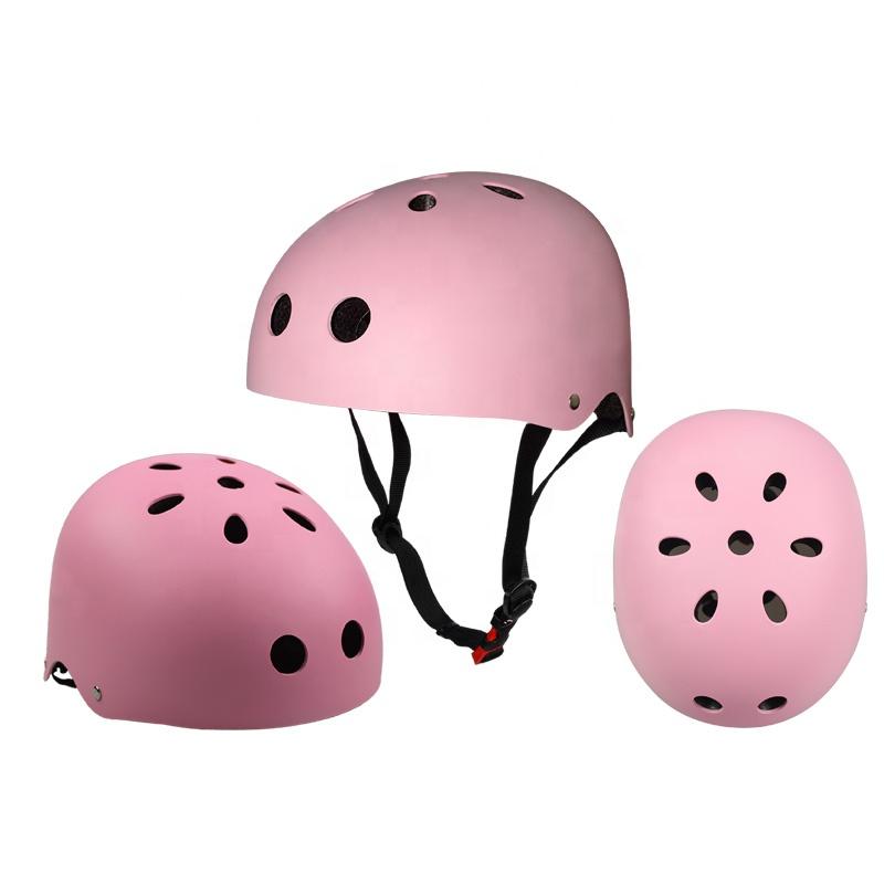 ABS Men Women Kids  Safety Helmet EN1078 Protective Riding Skateboard Bike Scooter Helmet with Adjuster