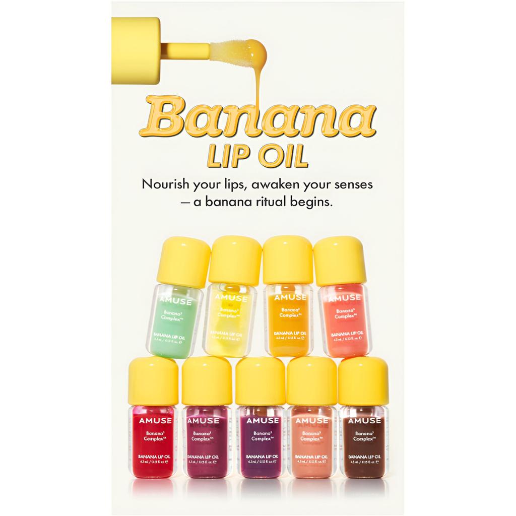 AMUSE Banana Lip Oil 4.5ml – Big Finger Tip ( IVE Yeon-young Pick)