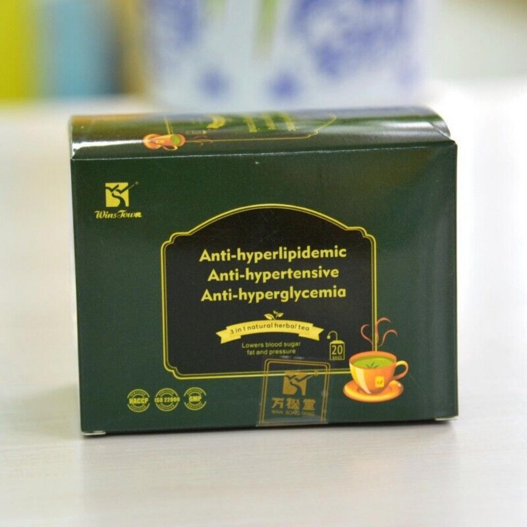 3 in 1 Natural Herbal Tea Anti-hyperlipidemic hypertensive hyperglycemia