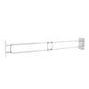 RV Shower Corner Storage Bar 195 to 345mm Adjustable Stainless Steel Rod for Corner Shelves In Camping Vehicle Trailer