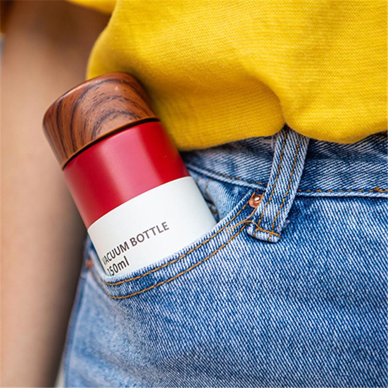 Mini Cute Coffee Vacuum Flasks Thermos 150ml 250ml Small Capacity Portable Stainless Steel Travel Water Bottle Thermoses