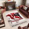 Manchester Personalized Text Area Rug Design for Foyer Kitchen Living Rooms Decorate room Anti-slip Rug Anime Office Decor Spiritual Gift