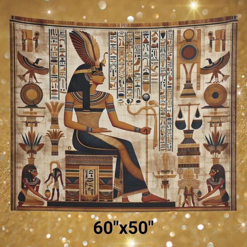 Tapestry of the Goddess Maat, Ancient Egypt, Kemetism 75x100
