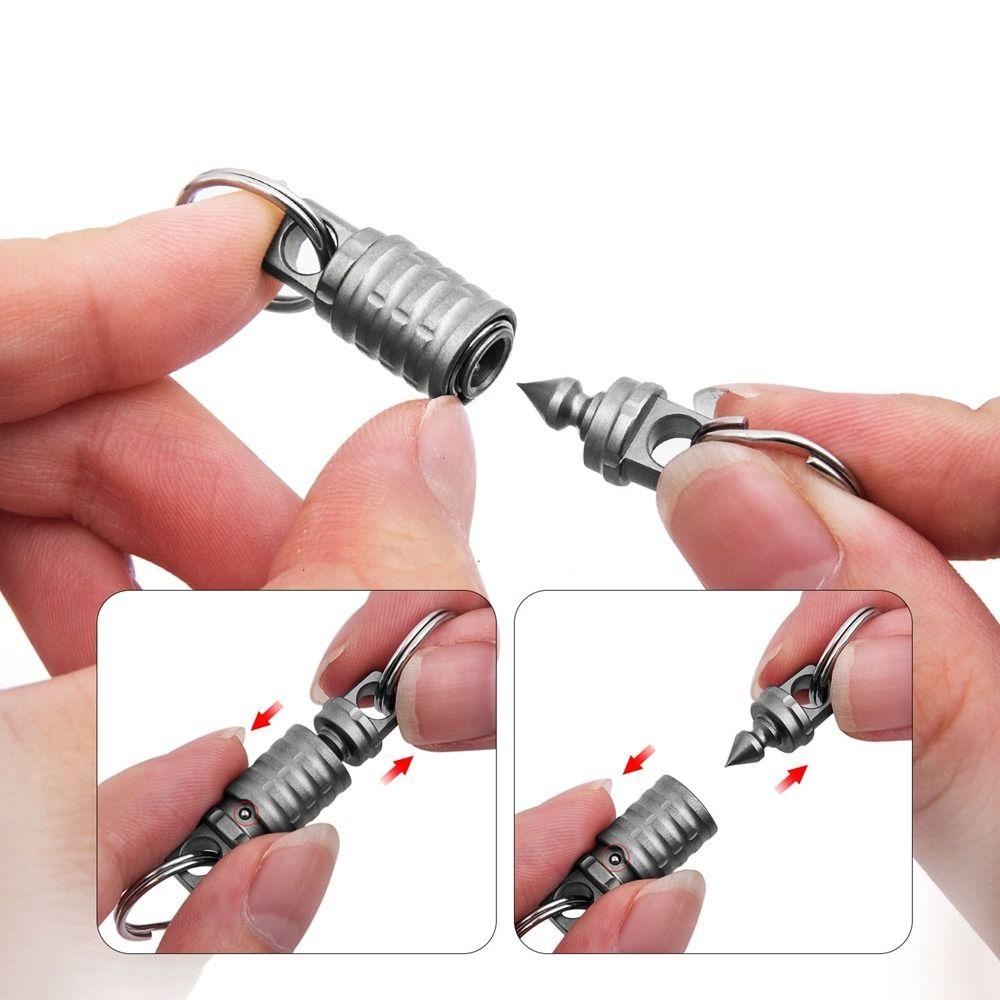 Ultra-light Brass Keychain Portable Car Key Ring New Keyring  Outdoor Small Tool
