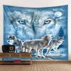 Wolf kreativní gobelín nástěnná dekorace tygr lev vzor tapeta domácí textil nástěnná Bohémská dekorace tapiz