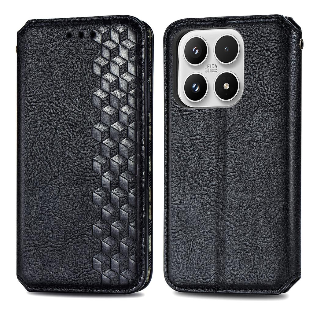 Für Xiaomi 17 Hülle Rautenprägung PU-Leder Brieftasche Handyhülle