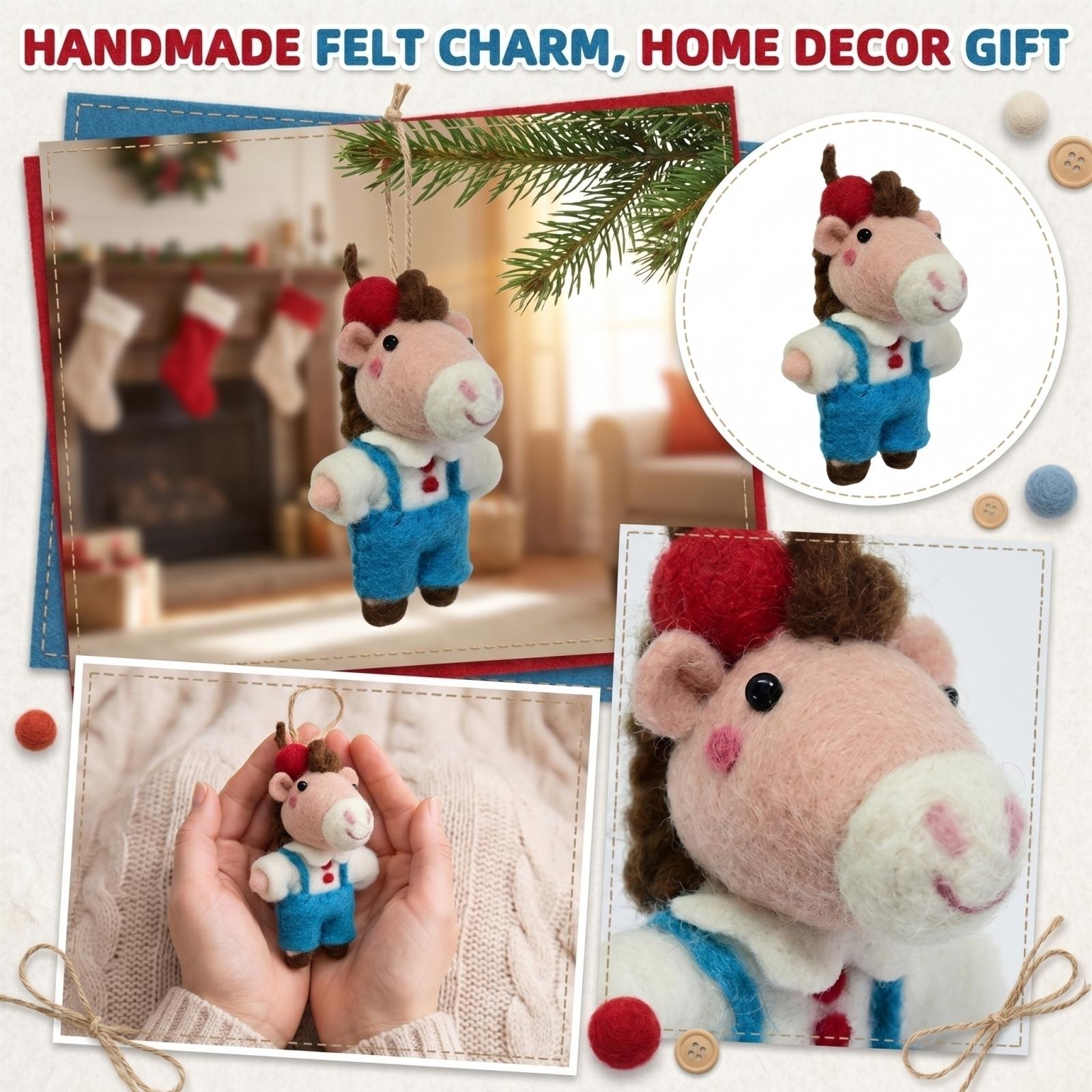 

Милые валяные животные, Ручная работа, Украшения для дома, Подарки One Size синий