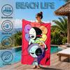 Colorful Cartoon Dandy Beach Towel, Super Soft Microfiber, Perfect Gift for Her/Him, Birthday, for Pool, Beach, Travel, Decor Beach Party