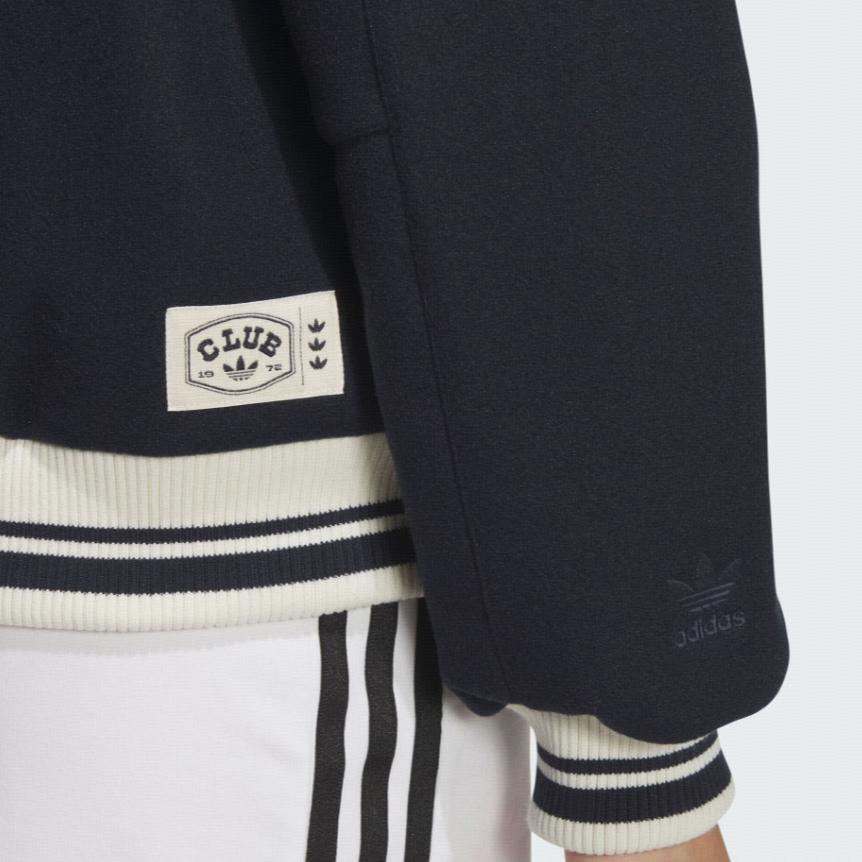 Adidas Originals Collegiate Bomber Jacket Women Jacket Deep-Navy-Blue Cream JD6379