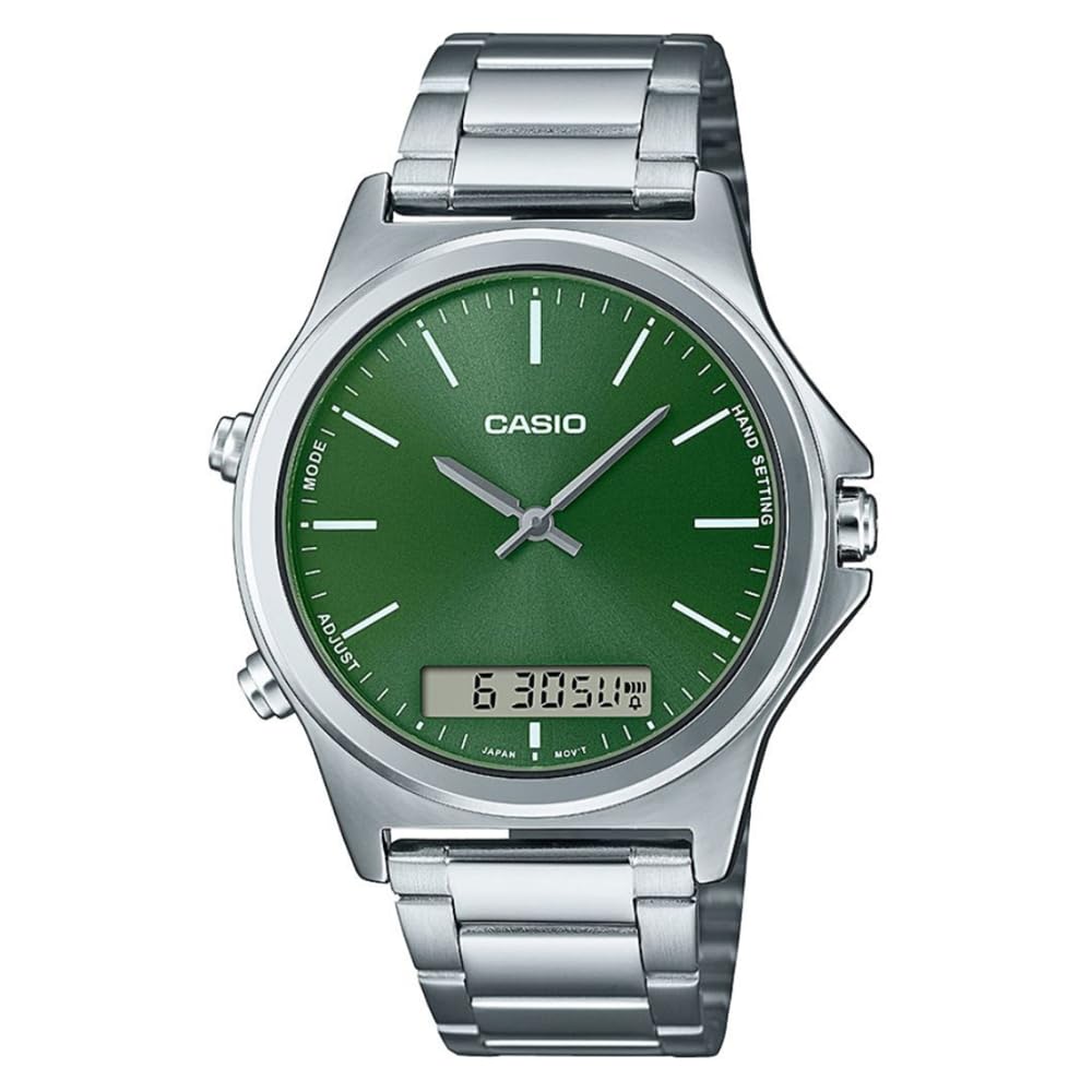 

Casio Analog Green Dial Watch Men s MTP-VC01D-3EUDF зелёный