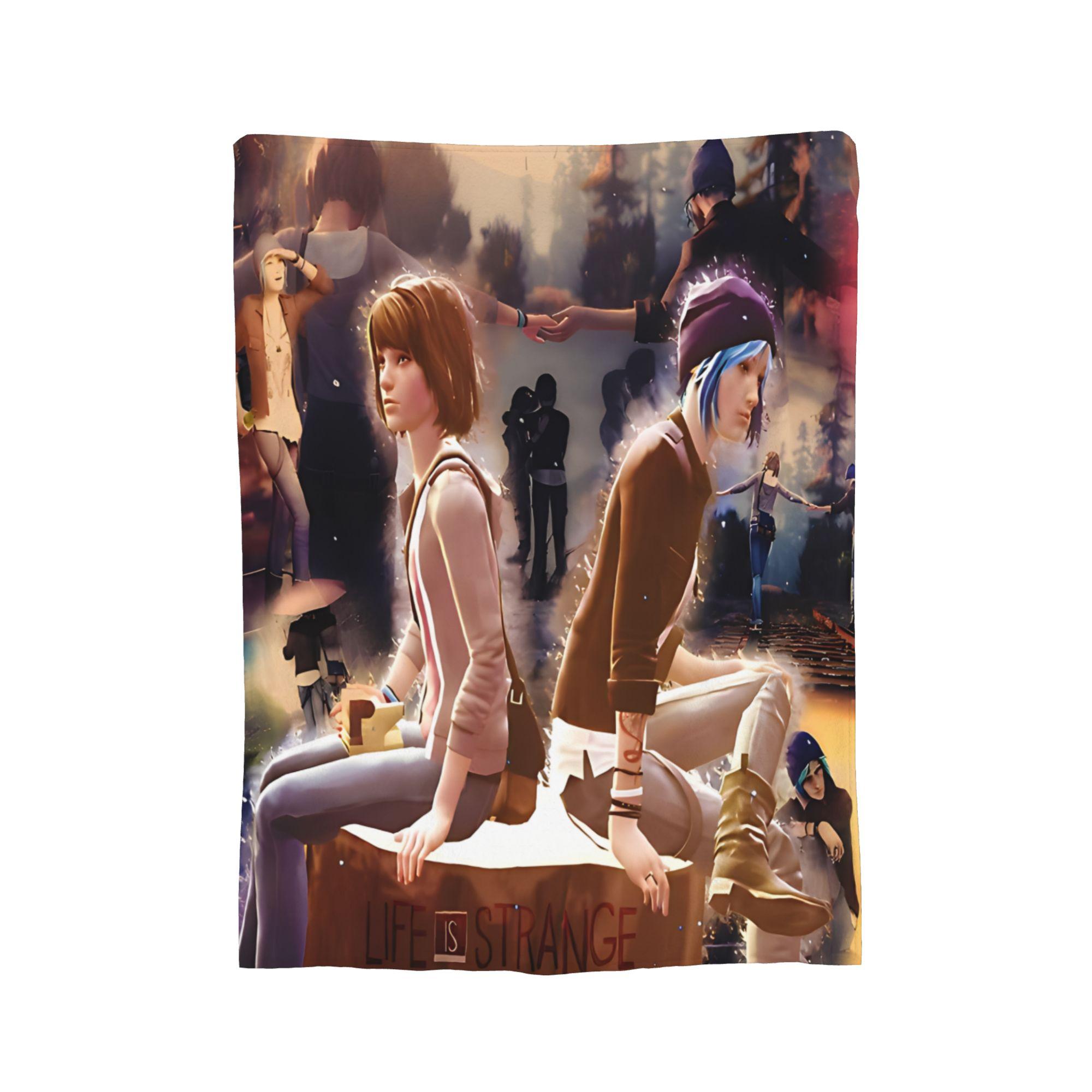 

Life is Strange Game Blanket Velvet Decoration Portable Ultra-Soft Throw Blanket for Bed Travel Bedding Throws 75x90cm